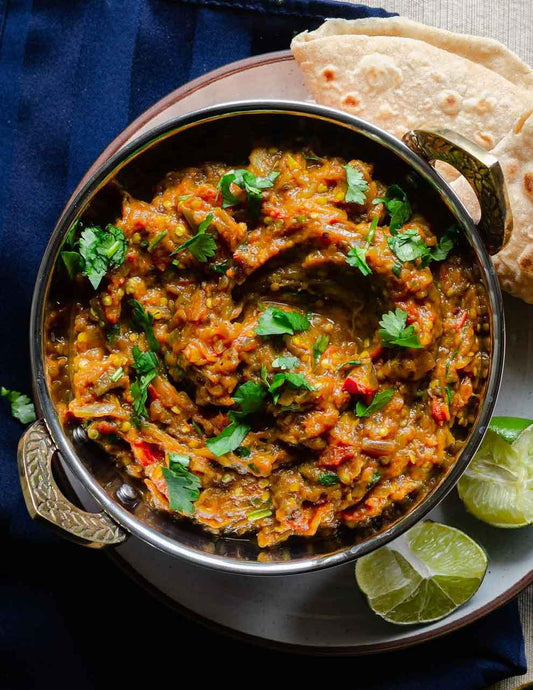 Traditional Indian Recipe - Baingan Bharta