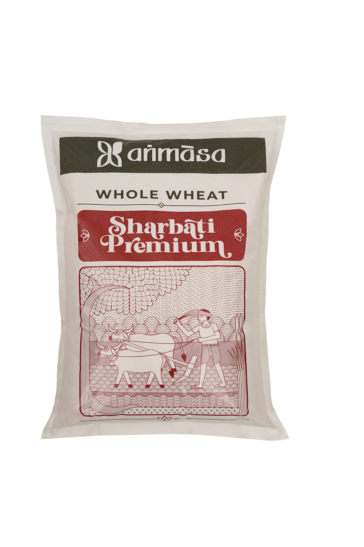 Whole Wheat Sharbati Atta - 5kg