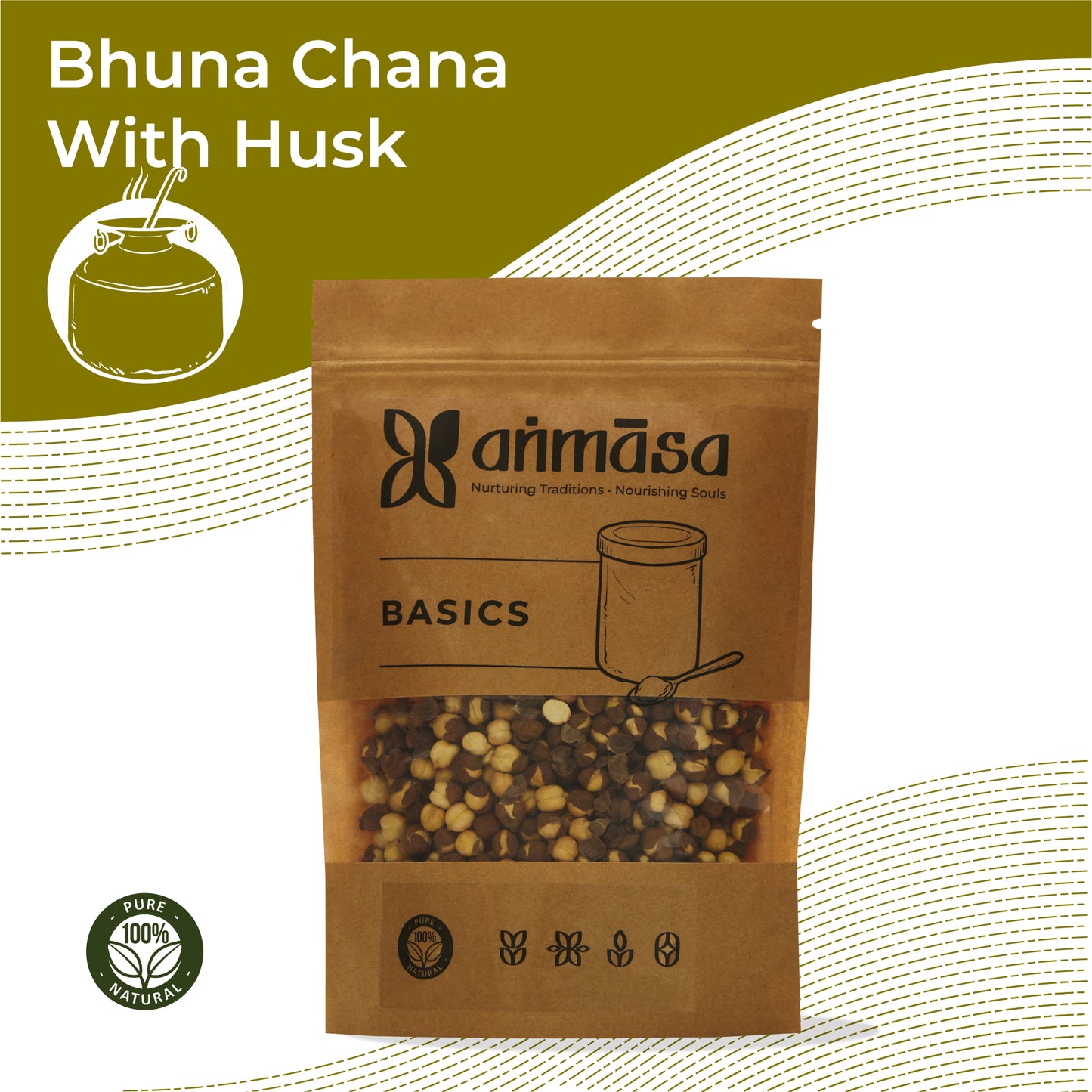 Bhuna Chana With Husk