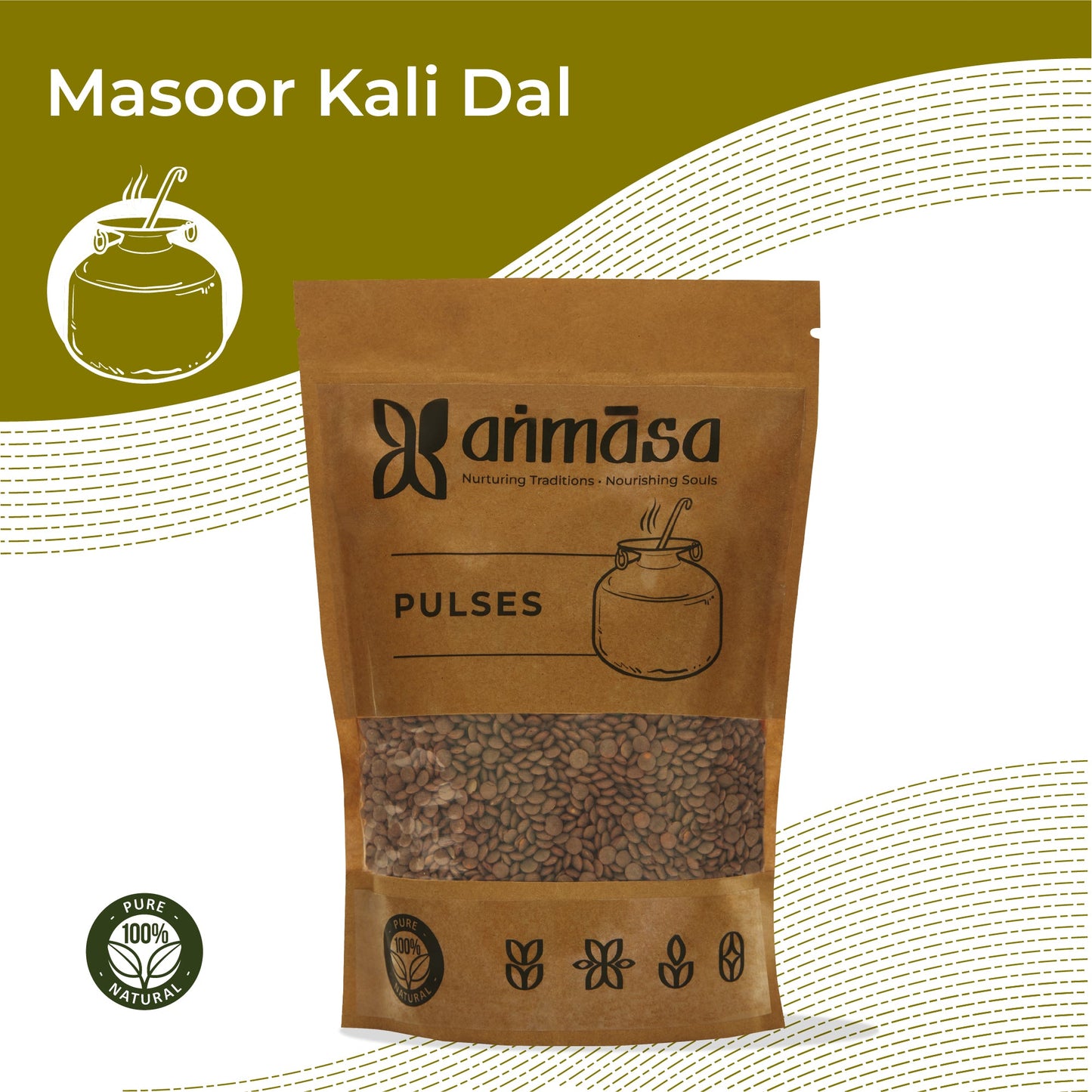 Masoor Kali Dal