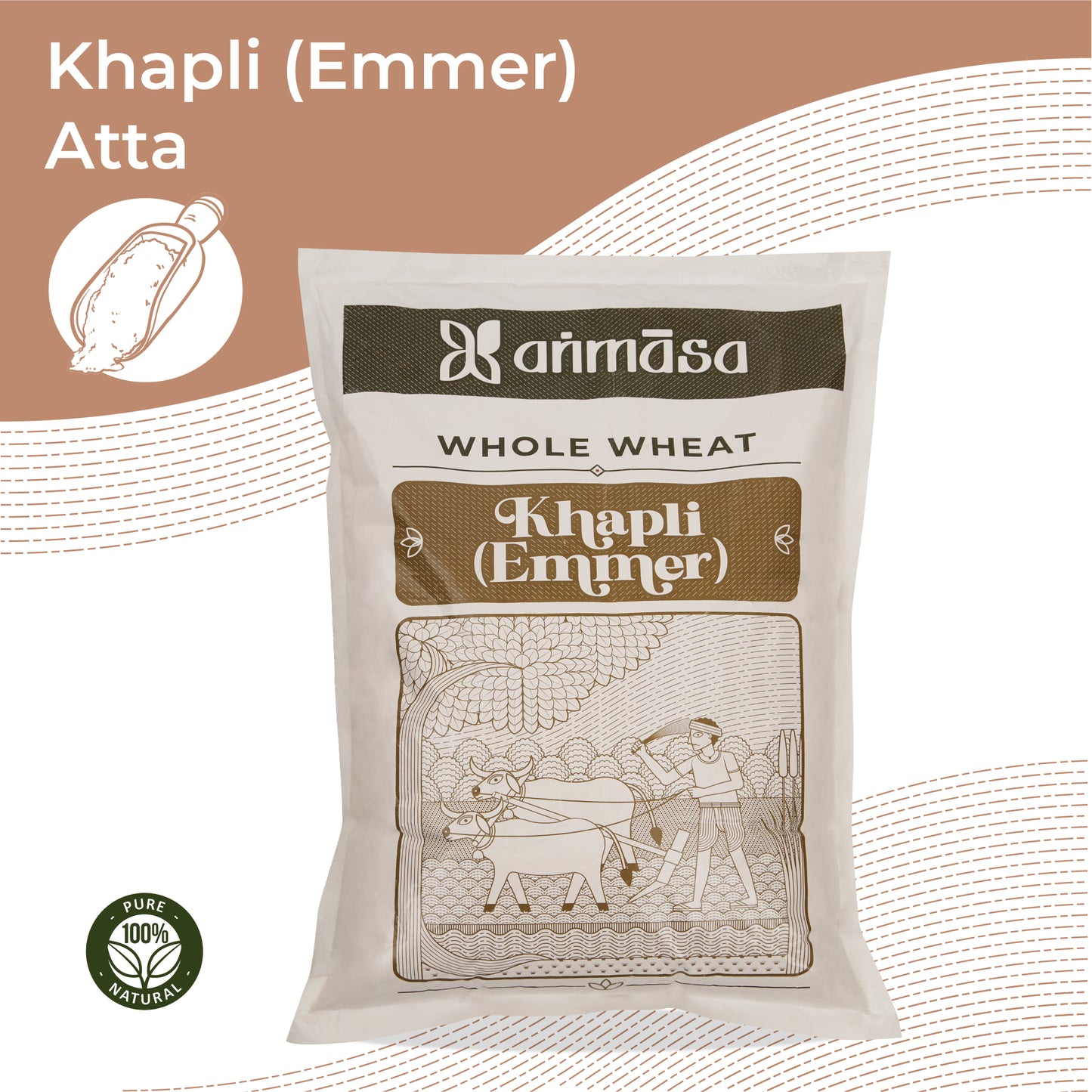 Whole Wheat Khapli Atta